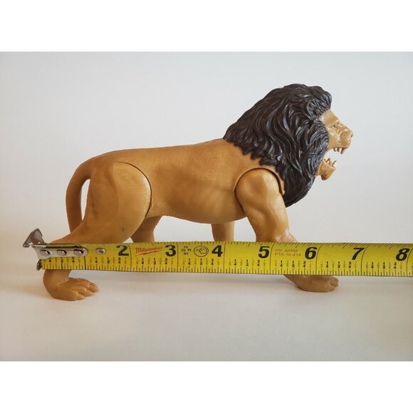 Lion toy, king of the Jungle Adjustable  Figure 6" x 5 in. W/ Retractable Mouth - Picture 11 of 12